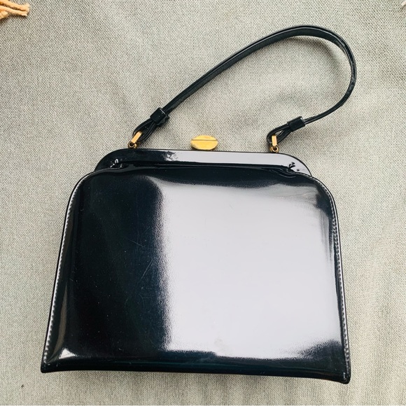 Vintage patent leather bag - Picture 2 of 10